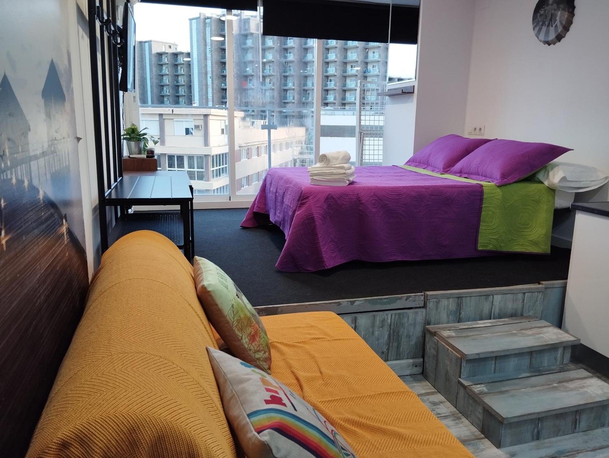 Playamar Estudio 2 Huesped 40M Playa Wifi * Torremolinos